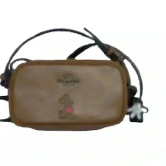 Disney X Coach Mickey Mouse Small Brown/tan Crossbody LIMITED EDITION Leather - Picture 3 of 11